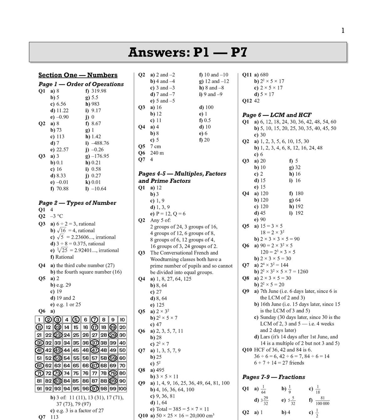 Sample page from Edexcel International GCSE Maths Answers Workbook showing detailed solutions