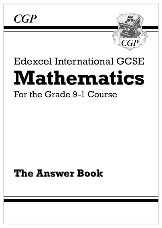 Edexcel International GCSE Maths Answers for Workbook