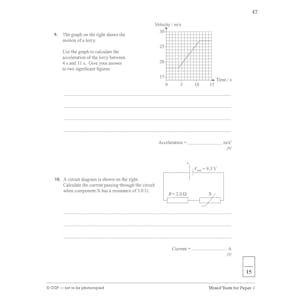 Edexcel International GCSE Physics: 10-Minute Tests (with answers) Look Inside Image 5
