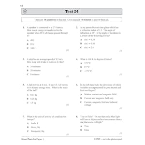 Edexcel International GCSE Physics: 10-Minute Tests (with answers) Look Inside Image 6
