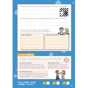 English Comprehension Activity Book for Ages 8-9 (Year 4) Look Inside Image 3