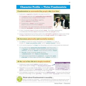 Frankenstein Study & Workbook Pack (Ages 14-16) Look Inside Image 4