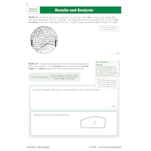GCSE Biology AQA Required Practicals Course Booklet Look Inside Image 6