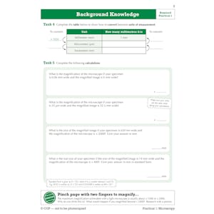 GCSE Biology AQA Required Practicals Course Booklet Look Inside Image 3