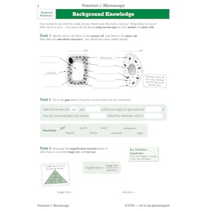 GCSE Biology AQA Required Practicals Course Booklet Look Inside Image 2