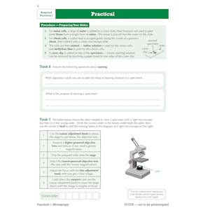 GCSE Biology AQA Required Practicals Course Booklet Look Inside Image 4