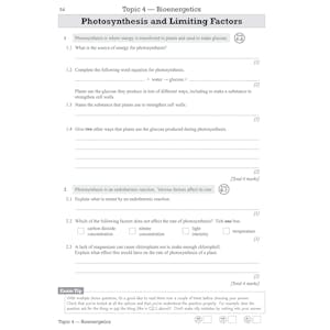 GCSE Biology Exam Workbook (Ages 14-16) Look Inside Image 3
