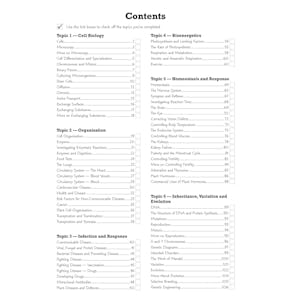 GCSE Biology Exam Workbook (Ages 14-16) Look Inside Image 1