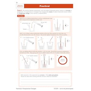 GCSE Chemistry AQA Required Practicals Course Booklet Look Inside Image 3