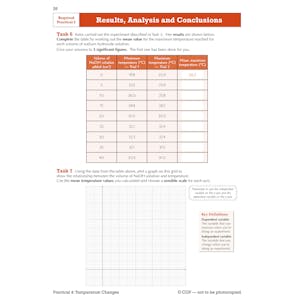 GCSE Chemistry AQA Required Practicals Course Booklet Look Inside Image 5