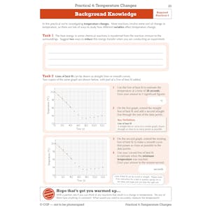 GCSE Chemistry AQA Required Practicals Course Booklet Look Inside Image 2