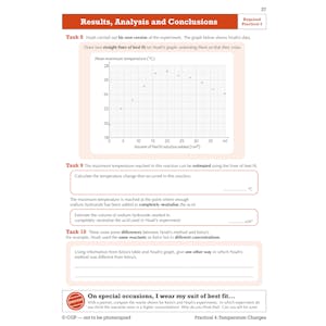 GCSE Chemistry AQA Required Practicals Course Booklet Look Inside Image 6