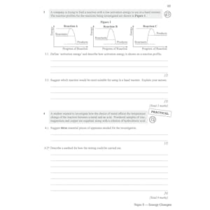 GCSE Chemistry Exam Workbook (Ages 14-16) Look Inside Image 4