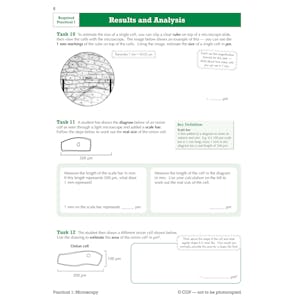 GCSE Combined Science Biology AQA Required Practicals Course Booklet - Foundation Look Inside Image 6