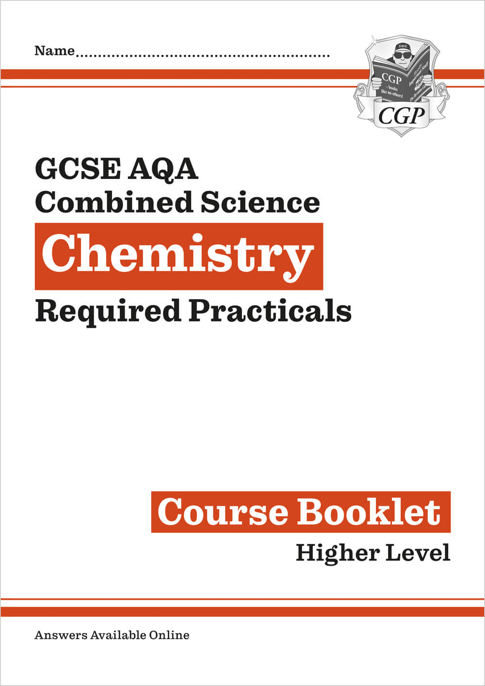 GCSE Combined Science Chemistry AQA Required Practicals Course Booklet - Higher