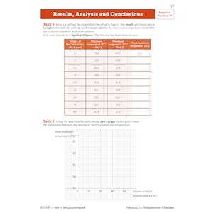 GCSE Combined Science Chemistry AQA Required Practicals Course Booklet - Foundation Look Inside Image 5