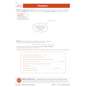 GCSE Combined Science Chemistry AQA Required Practicals Course Booklet - Foundation Look Inside Image 4