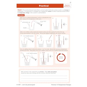 GCSE Combined Science Chemistry AQA Required Practicals Course Booklet - Foundation Look Inside Image 3