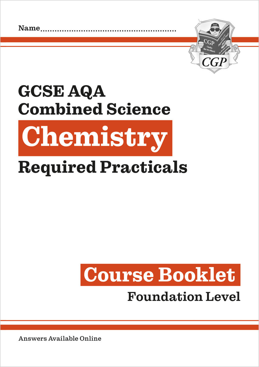 GCSE Combined Science Chemistry AQA Required Practicals Course Booklet - Foundation