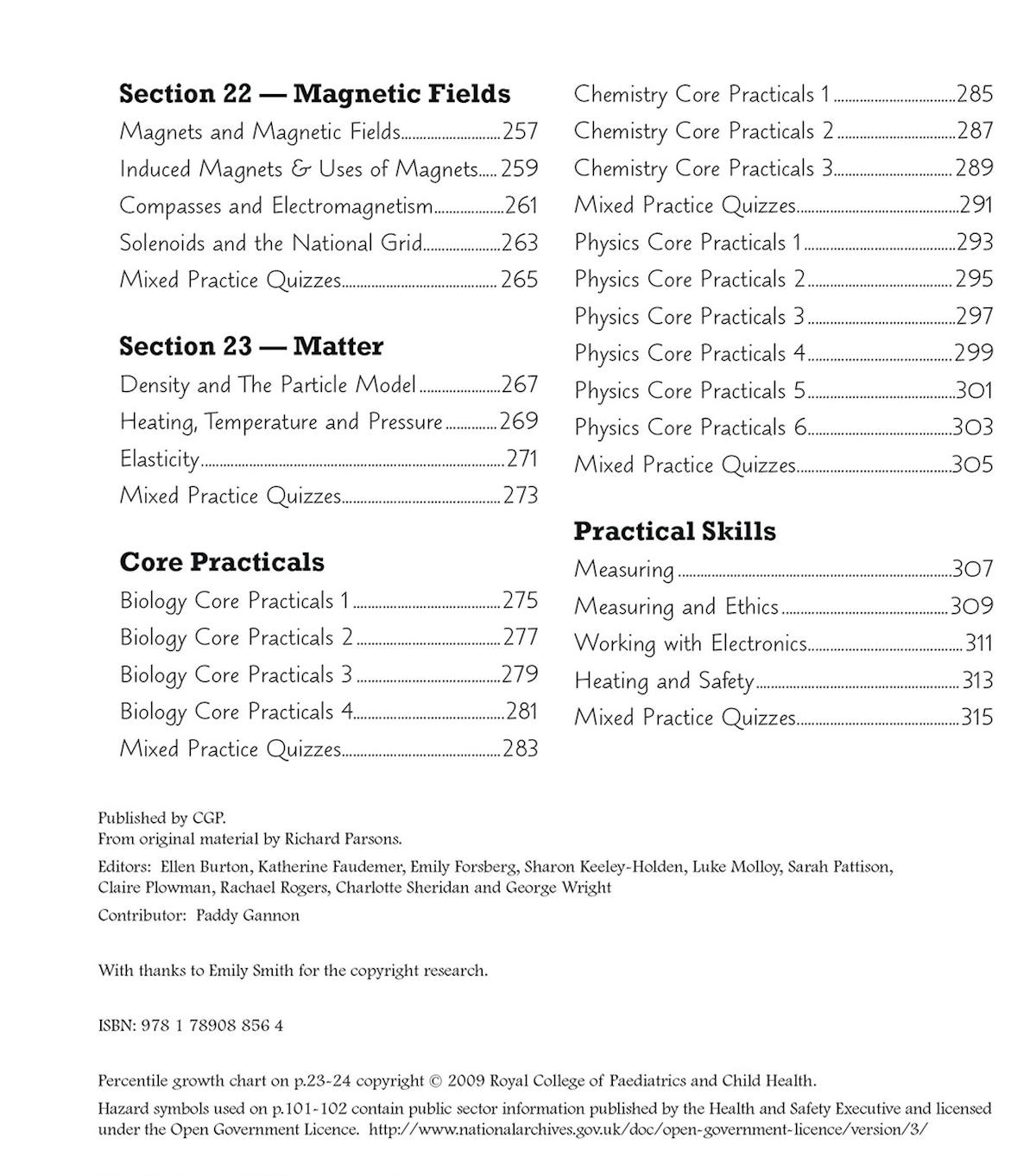 Sample retrieval practice pages showing fill-in-the-blank questions and topic headings