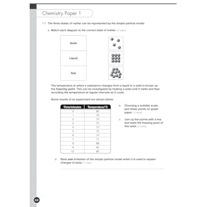 GCSE Combined Science Exam Workbook (Ages 14-16) Look Inside Image 3
