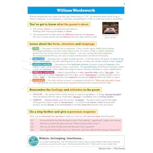 GCSE English AQA Poetry Guide - Worlds & Lives Anthology inc. Online Edition, Audio & Quizzes Look Inside Image 4