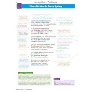 GCSE English AQA Poetry Guide - Worlds & Lives Anthology inc. Online Edition, Audio & Quizzes Look Inside Image 3