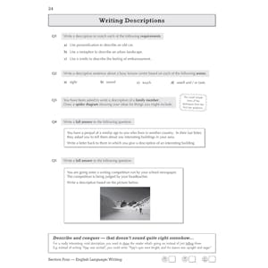 GCSE English Language and Literature Workbook (includes Answers) Look Inside Image 3