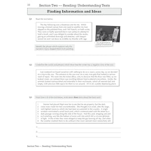 GCSE English Language Edexcel Exam Practice Workbook (includes Answers) Look Inside Image 3