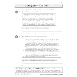 GCSE English Language Edexcel Exam Practice Workbook (includes Answers) Look Inside Image 4