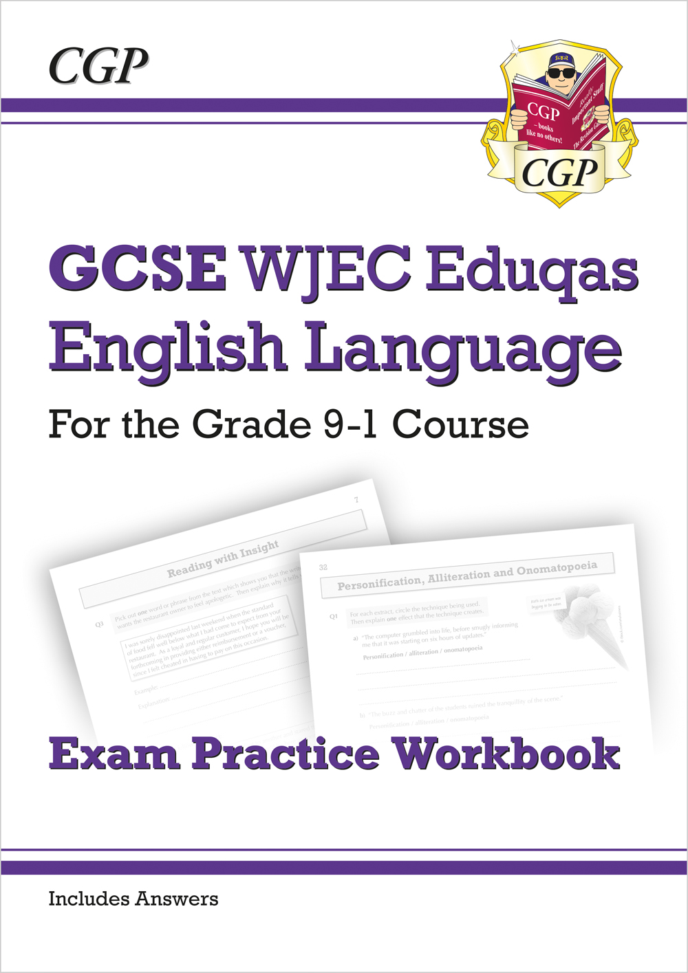 GCSE English Language WJEC Eduqas Exam Practice Workbook (includes Answers)
