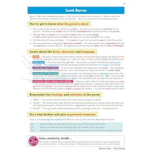 GCSE English Poetry Guide - Love and Relationships (Ages 14-16) Look Inside Image 4