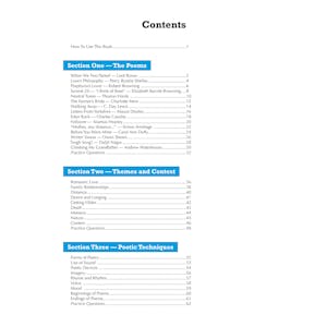 GCSE English Poetry Guide - Love and Relationships (Ages 14-16) Look Inside Image 1