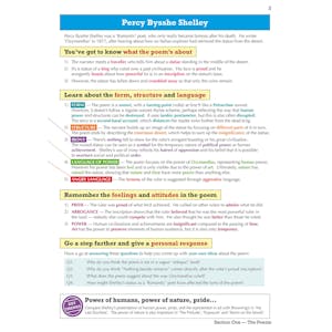 GCSE English Poetry Guide - Power and Conflict (Ages 14-16) Look Inside Image 4
