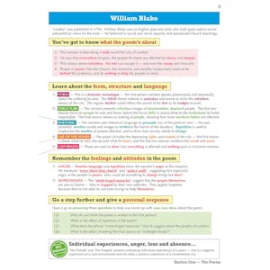 GCSE English Poetry Guide - Power and Conflict (Ages 14-16) Look Inside Image 6