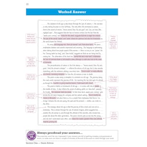 GCSE English Poetry Guide - Unseen Poetry (Ages 14-16) Look Inside Image 2