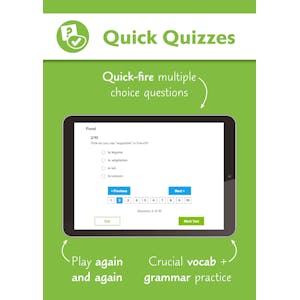 GCSE French AQA Revision Guide with CGP RevisionHub (for exams from 2026) Look Inside Image 5