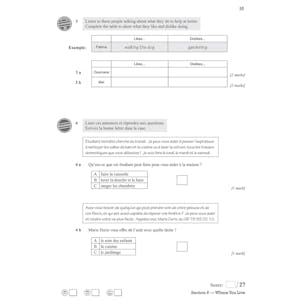 GCSE French Exam Practice Workbook (Ages 14-16) Look Inside Image 5