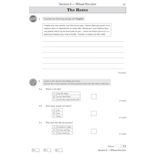 GCSE French Exam Practice Workbook (Ages 14-16) Look Inside Image 3