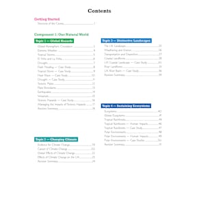 GCSE Geography OCR B Revision Guide includes Online Edition Look Inside Image 1