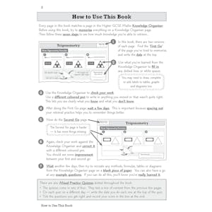 GCSE Maths AQA Knowledge Retriever - Higher Look Inside Image 3