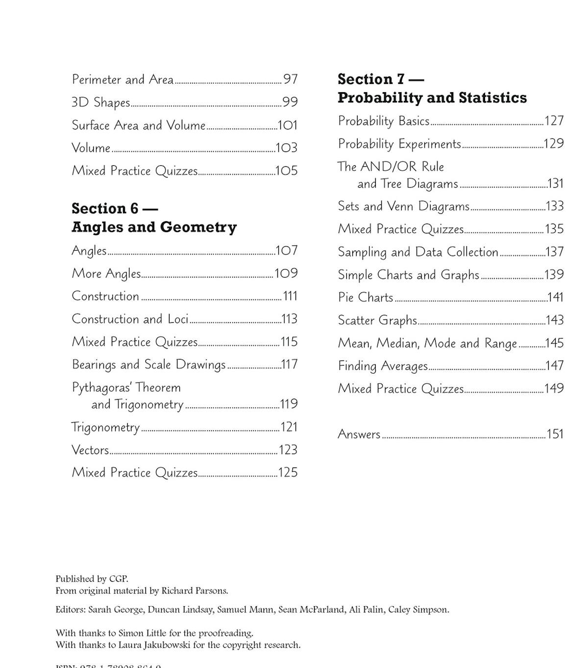 Front cover of GCSE Maths OCR Knowledge Retriever Foundation book by CGP
