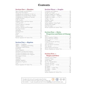 GCSE Maths Revision Guide: Foundation inc Online Edition, Videos & Quizzes Look Inside Image 1