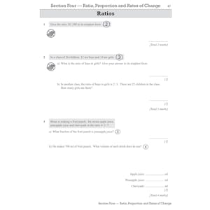 GCSE Maths Study & Workbook Pack - Foundation Tier (Ages 14-16) Look Inside Image 9