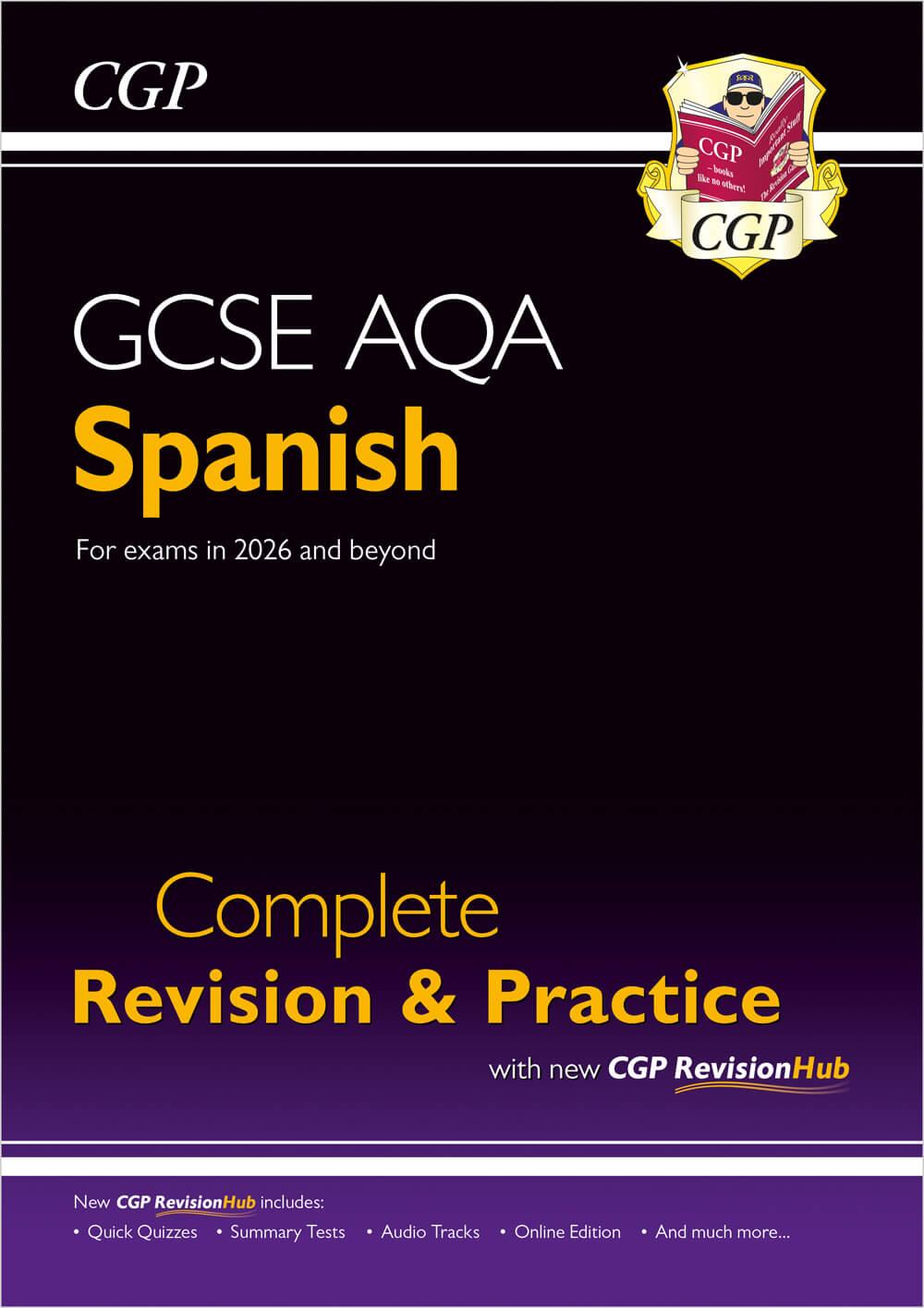 GCSE Spanish AQA Complete Revision & Practice with CGP RevisionHub (for exams from 2026)