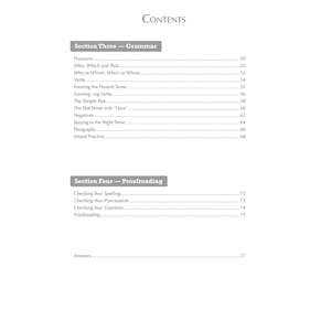 GCSE Spelling, Punctuation and Grammar Workbook (includes Answers) Look Inside Image 2