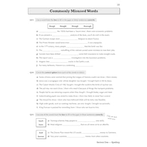 GCSE Spelling, Punctuation and Grammar Workbook (includes Answers) Look Inside Image 6
