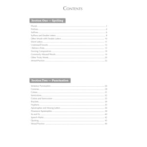 GCSE Spelling, Punctuation and Grammar Workbook (includes Answers) Look Inside Image 1