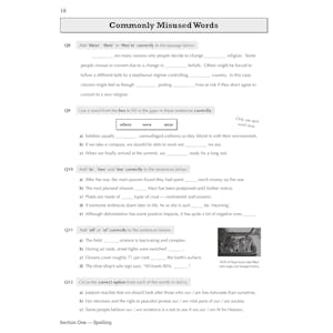 GCSE Spelling, Punctuation and Grammar Workbook (includes Answers) Look Inside Image 5