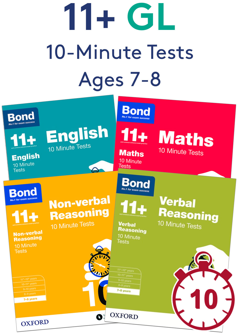 GL 11+ 10-Minute Tests Pack (Ages 7-8)